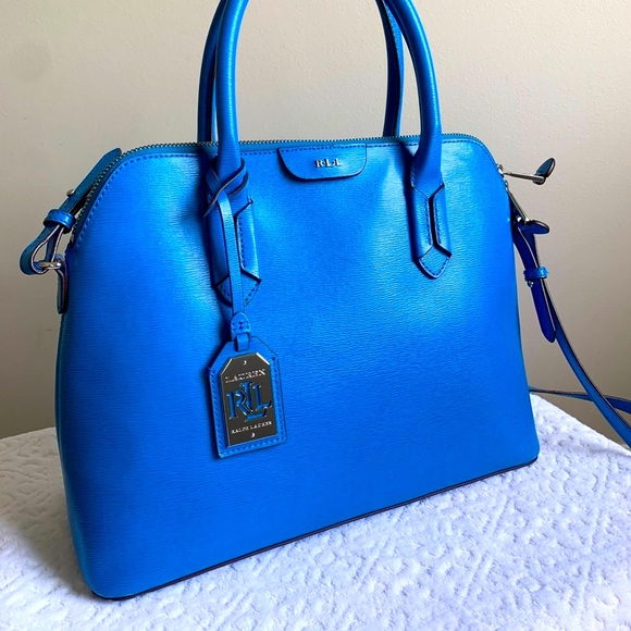 Lauren Ralph Lauren Handbags - Beautiful Blue Ralph Lauren Satchel.
